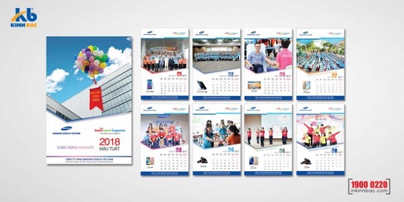 Địa chỉ in lịch Tết độc quyền giá rẻ tại Hà Nội