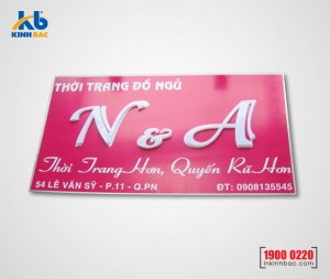 Biển ốp nhôm alumium - BON08 Biển ốp nhôm alumium - BON08