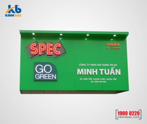 Biển ốp nhôm alumium - BON03 Biển ốp nhôm alumium - BON03