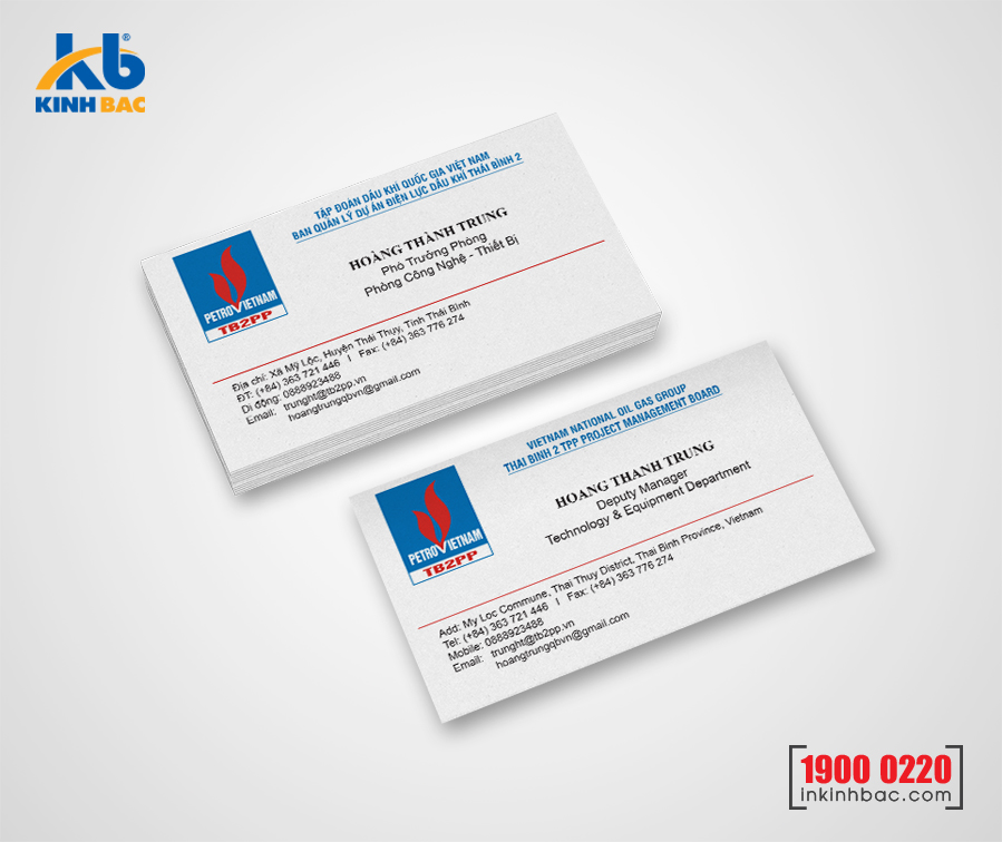 In danh thiếp, Name card - DTNC3
