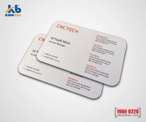 In danh thiếp, Name card - DTNC21