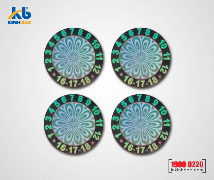 In tem 7 màu - BKB04