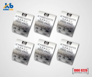 In tem nhũ bạc mờ - NBM6