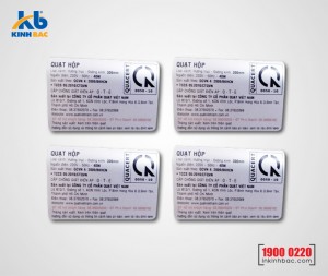 In tem nhũ bạc mờ - NBM4