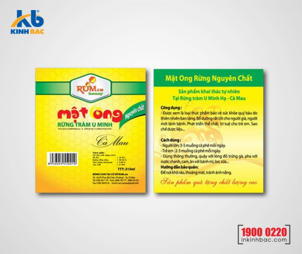 In tem decal giấy - TDG21