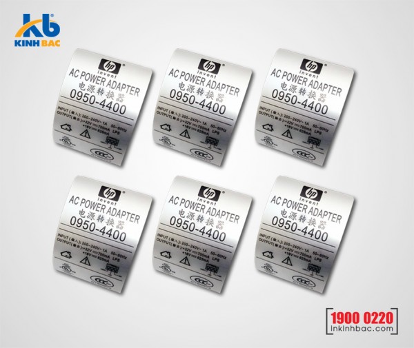 In tem nhũ bạc mờ - NBM6