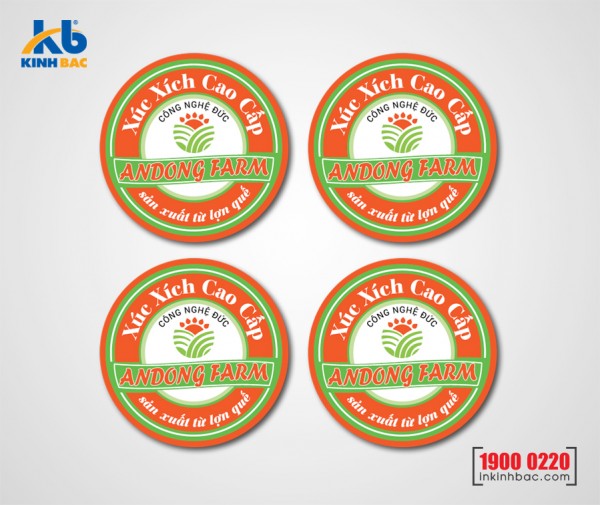 In tem decal nhựa đục - DND7