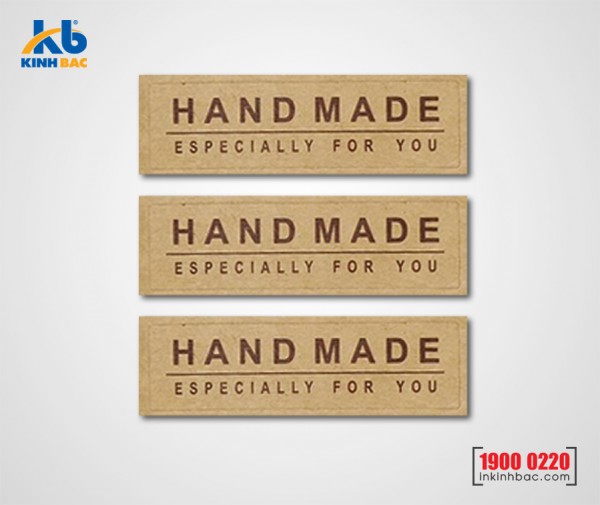 In tem Decal giấy Kraft - DGK1